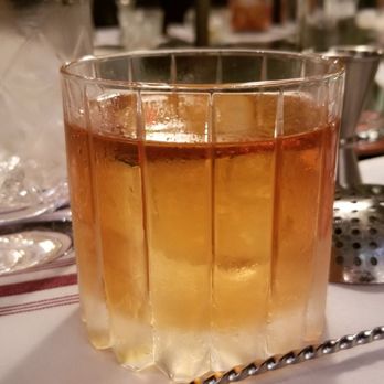 Multnomah Whiskey Library - The "rough seas". McCarthy's whiskey,  amaro, dry curacao,  simple syrup. - Lounges Near Me - Portland, Oregon
