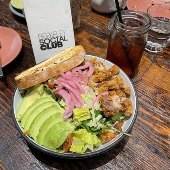 Berkeley Social Club - Korean KFC Avocado Salad - Breakfast & Brunch Near Me - Berkeley, California