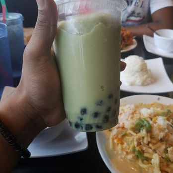 Chaba Thai Restaurant - Their green tea boba tea - Thai Near Me - San Antonio, Texas Chaba Thai Restaurant - Their green tea boba tea - Thai Near Me - San Antonio, Texas