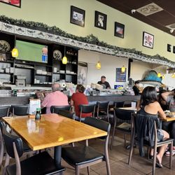 Sit at the sushi bar!