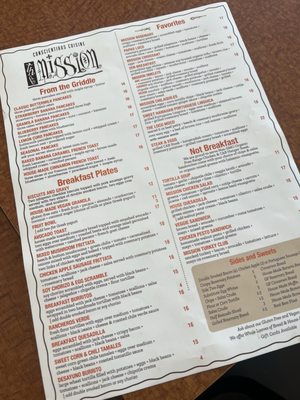 Menu photo 4 The Mission San Diego, CA Menu photo 4 The Mission San Diego, CA