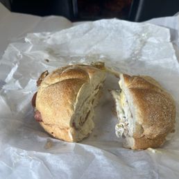 Pork Roll Egg and Cheese Sandwich