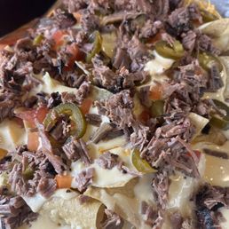 Brisket nachos