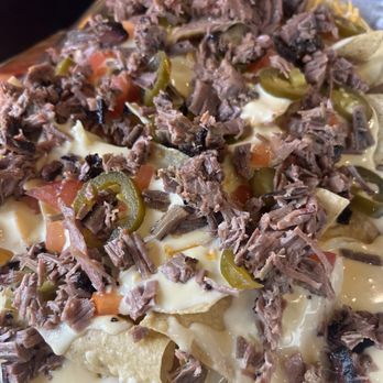 Sideways - Brisket nachos - Barbeque Near Me - Rockwall, Texas