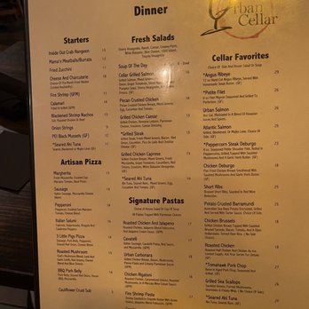 Urban Cellar - Menu - American Near Me - West Des Moines, Iowa