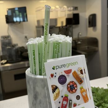 Pure Green - Recyclable straws. - Juice Bars & Smoothies Near Me - Hialeah, Florida Pure Green - Recyclable straws. - Juice Bars & Smoothies Near Me - Hialeah, Florida