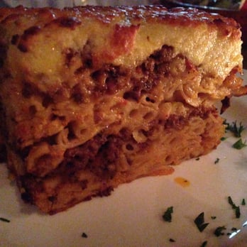Kiki's - The Pasticcio. We split it and still barely finished it! - Greek Near Me - New York, New York
