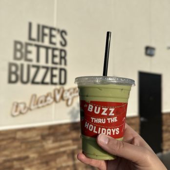 Better Buzz Coffee - Las Vegas - Enjoying the peppermint matcha before it's gone - Coffee & Tea Near Me - Henderson, Nevada Better Buzz Coffee - Las Vegas - Enjoying the peppermint matcha before it's gone - Coffee & Tea Near Me - Henderson, Nevada