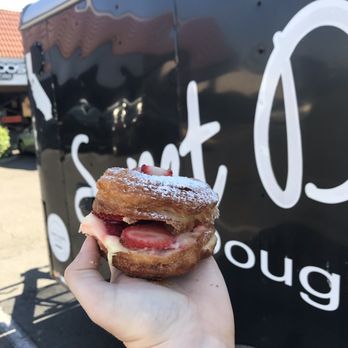 Sweet Dozen - Custard cronut with strawberries - Donuts Near Me - Sacramento, California Sweet Dozen - Custard cronut with strawberries - Donuts Near Me - Sacramento, California