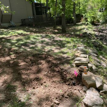 Irrigation HQ - Irrigation ran from the house to the creek bed that runs alongside the property. Up next is sod. - Irrigation Near Me