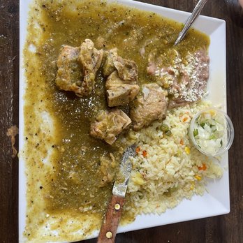 Mex Cocina Cafe - Costillas de Puerco rn salsa verde - Desserts Near Me - Burbank, California