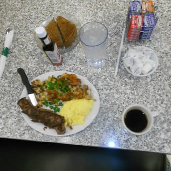 The Original Mels - Steak, scrambled eggs, Mel's potatoes, rye toast, and black coffee--$ 14.00 - Diners Near Me - Vacaville, California The Original Mels - Steak, scrambled eggs, Mel's potatoes, rye toast, and black coffee--$ 14.00 - Diners Near Me - Vacaville, California