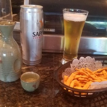 Wasabi Bistro - Beer and a hot sake with complimentary snacks - Japanese Near Me - Hershey, Pennsylvania Wasabi Bistro - Beer and a hot sake with complimentary snacks - Japanese Near Me - Hershey, Pennsylvania