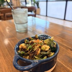 Yum Rise Cafe - Brussel Sprouts 5/5. Must get if you like fish sauce wings