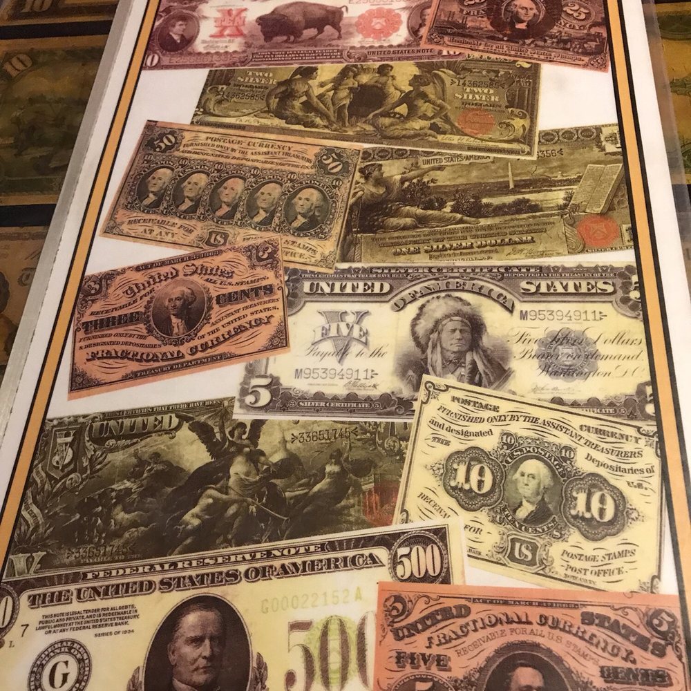 Diamond Lil's - a collection of old paper money - Steakhouses Near Me - Idaho City, Idaho Diamond Lil's - a collection of old paper money - Steakhouses Near Me - Idaho City, Idaho