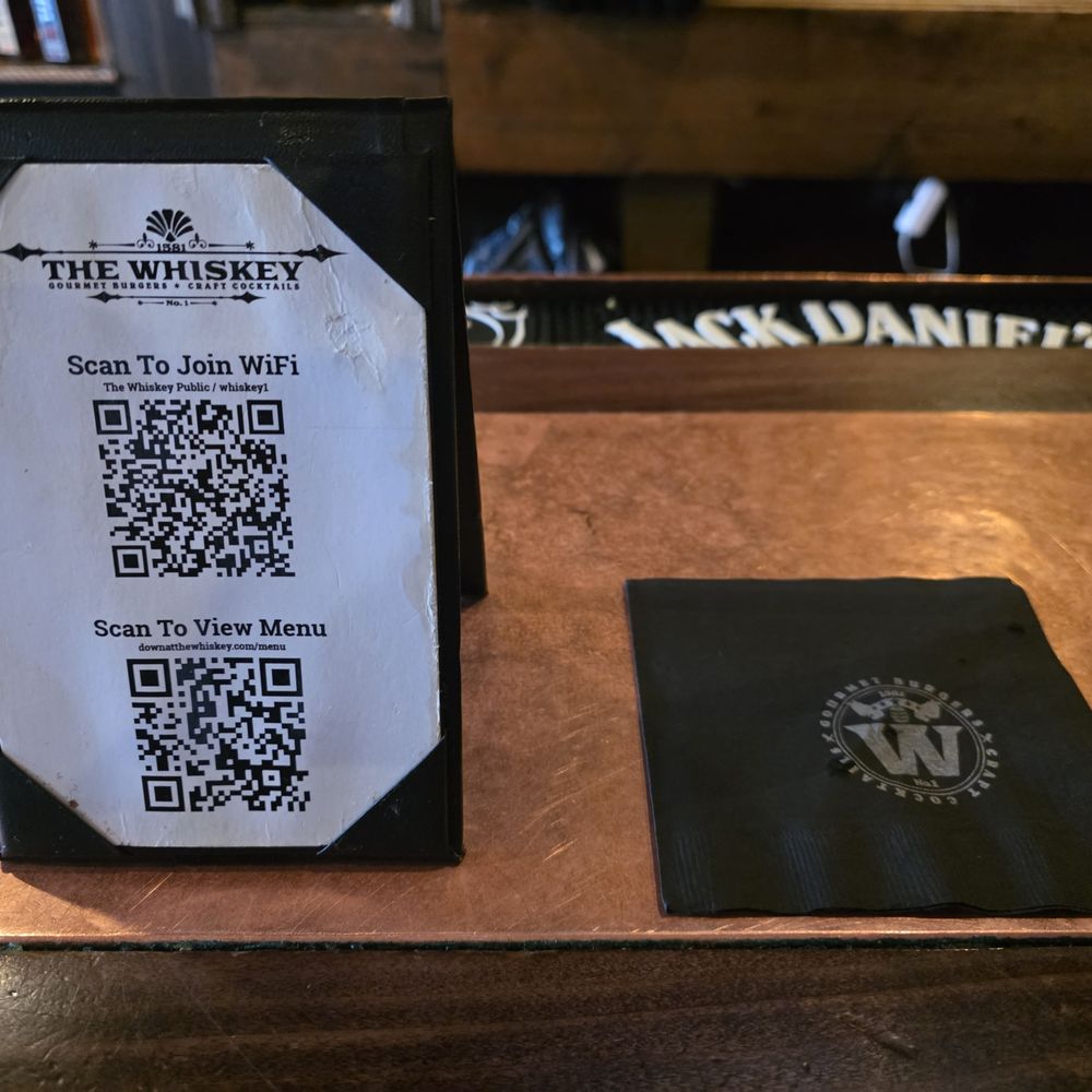 The Whiskey - Have to scan a QR code for the menu - American Near Me - Orlando, Florida The Whiskey - Have to scan a QR code for the menu - American Near Me - Orlando, Florida