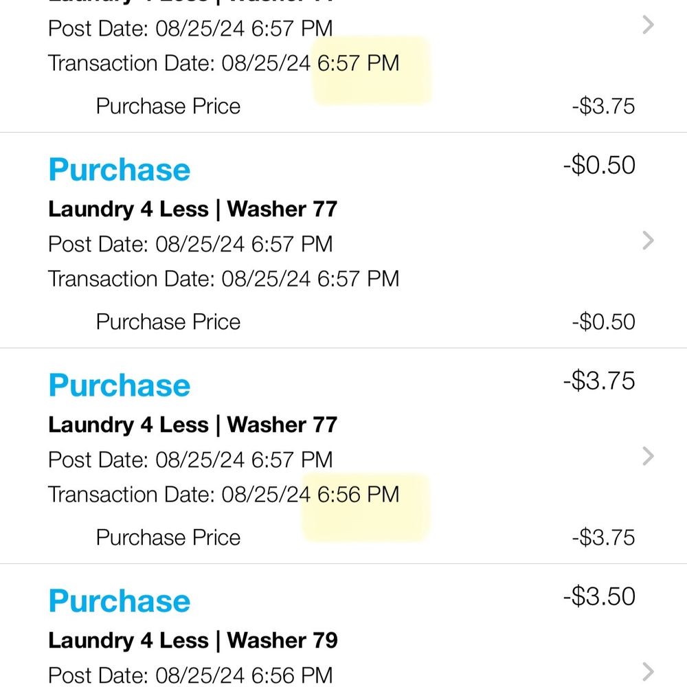 Laundry For Less - double charge again - Laundromat Near Me - Buena Park, California