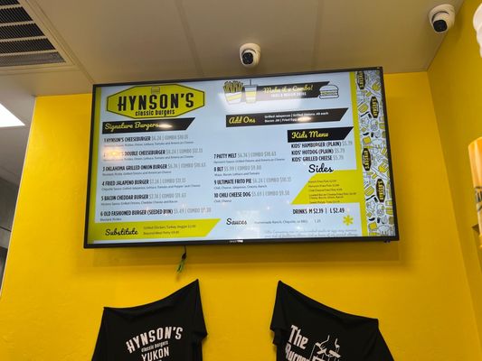 Menu photo 3 Hynson’s Classic Burgers Yukon, OK