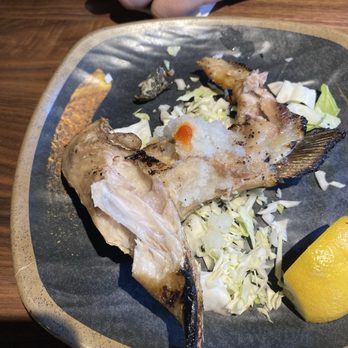 Sushi Tsunami - Hamachi Kama - yellow tail collars - baked fish, fishy smell and taste - 0/5 - disgusting - Sushi Bars Near Me - Fairfield, California Sushi Tsunami - Hamachi Kama - yellow tail collars - baked fish, fishy smell and taste - 0/5 - disgusting - Sushi Bars Near Me - Fairfield, California