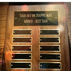 Shave 'N Flav Catering - Now serving award winning tacos as i won 1st place in the taco competition n atascadero and name will be engraved on this plaque