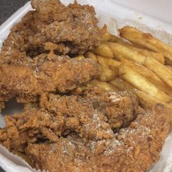 jordans fish chicken and gyros AKA jordans fish and wings - Chicken Tender