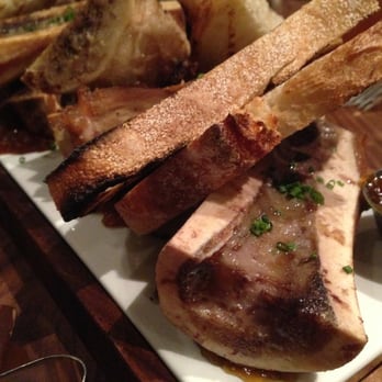 Yardbird - Smoked and roasted bone marrow ($17) - country bread, onion jam, house bacon - Southern Near Me - Las Vegas, Nevada
