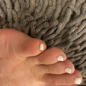 V Nails & Spa - This was AFTER I left the salon. Not a couple days after! It was literally TODAY! - Nail Salons Near Me - Danville, Illinois