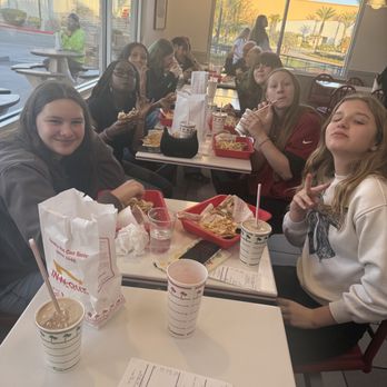 Kyrene Aprende Middle School - Stopping At 'In n' Out' On The Disneyland Preforming Arts Trip - Elementary Schools Near Me - Chandler, Arizona Kyrene Aprende Middle School - Stopping At 'In n' Out' On The Disneyland Preforming Arts Trip - Elementary Schools Near Me - Chandler, Arizona