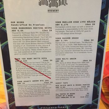 Sing Sing Kill Brewery - On tap - Breweries Near Me - Ossining, New York