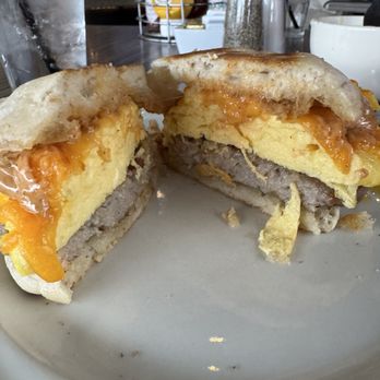 Caddy’s Brunch Bar - Breakfast Sandwich with sausage patty ! So very very good!! - Breakfast & Brunch Near Me - Council Bluffs, Iowa Caddy’s Brunch Bar - Breakfast Sandwich with sausage patty ! So very very good!! - Breakfast & Brunch Near Me - Council Bluffs, Iowa