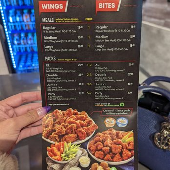 Wings Up! - a menu for wings bites - Chicken Wings Near Me - Markham, Ontario