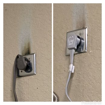 True Electric Services - Water heater plug before and after - Electricians Near Me