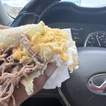Wagon Wheel Restaurant - Pulled apart for details  cowboy burrito - American Near Me - Needles, California