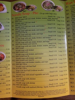 Menu photo 4 Pho VN Sheboygan, WI