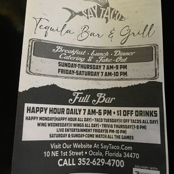 Say Taco - New Menu/ Name - Mexican Near Me - Ocala, Florida Say Taco - New Menu/ Name - Mexican Near Me - Ocala, Florida