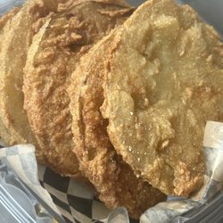 Heavenly BBQ - Hand breaded on site fried green tomatoes