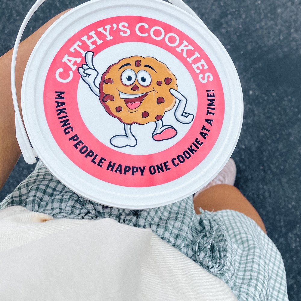 Cathy's Cookies - a person holding a bucket of cookies - Desserts Near Me - Orange, California Cathy's Cookies - a person holding a bucket of cookies - Desserts Near Me - Orange, California