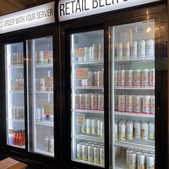 Beaches Brewing - Bottle Shop Fridge - Brewpubs Near Me - Toronto, Ontario