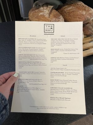 Menu photo 1 The Rhu Asheville, NC