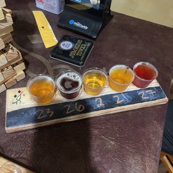Viking Alchemist Meadery - One of our flights.