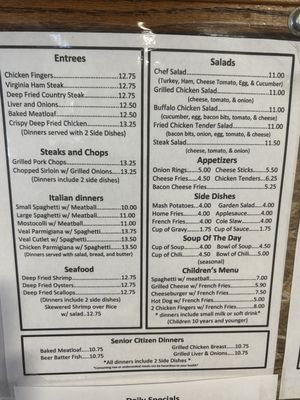 Menu photo 4 Wayside Restaurant Warren, OH