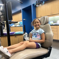Shine Orthodontics & Pediatric Dentistry - Zoe at her fave dentist
