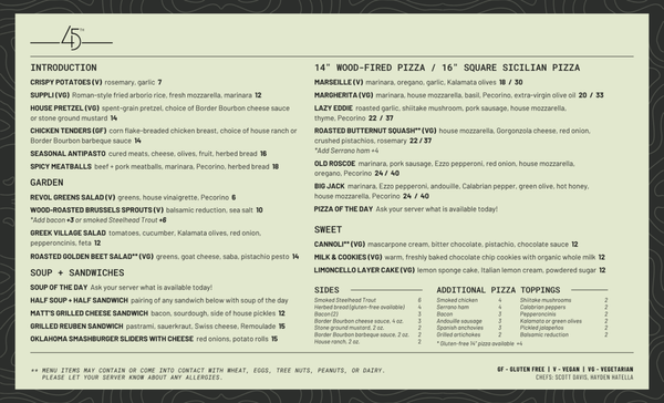 Menu photo 2 45th Parallel Distillery New Richmond, WI Menu photo 2 45th Parallel Distillery New Richmond, WI