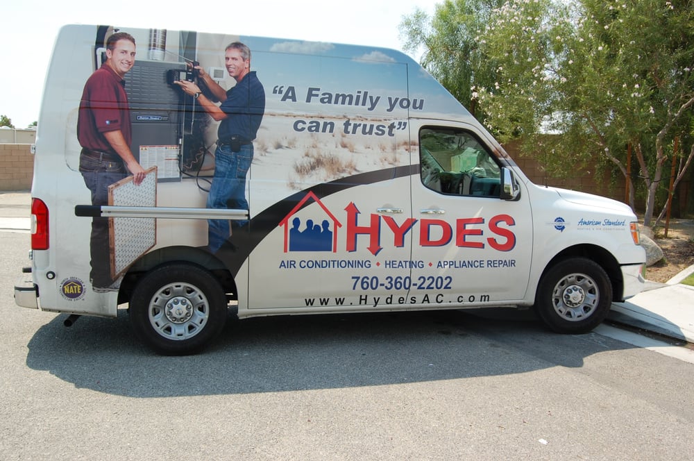 Slide of Hyde's Air Conditioning
