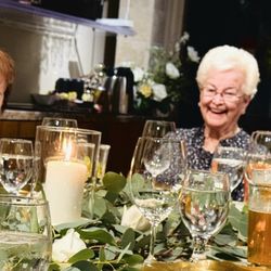 Endless Blooms - Carol, Joan and Al. Birthday girl in the middle!