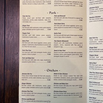 Thai Cuisine - Lunch menu page 2 of 6 - Thai Near Me - Menominee, Michigan