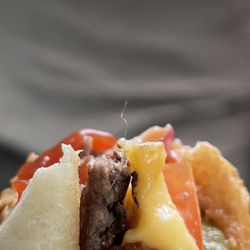 Culver's - Hair mashed in the meat.