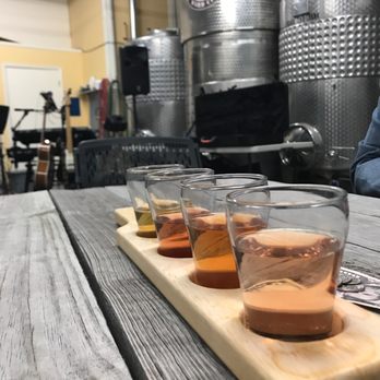 Blue Toad Hard Cider - Flight in the back tasting room - Breweries Near Me - Rochester, New York