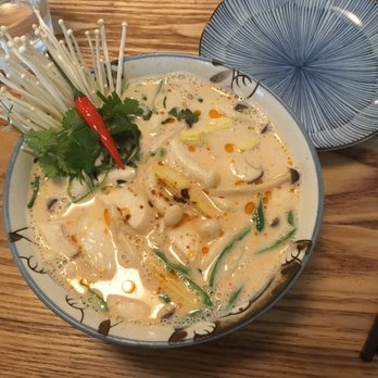 Fat Mao - Coconut mushroom noodles with rice sheets - Asian Fusion Near Me - Vancouver, British Columbia Fat Mao - Coconut mushroom noodles with rice sheets - Asian Fusion Near Me - Vancouver, British Columbia