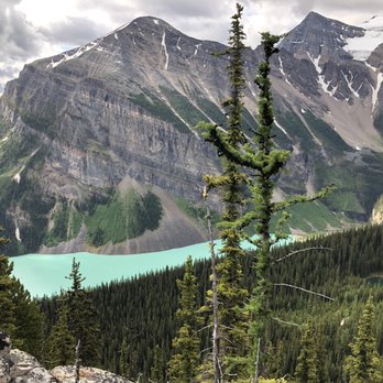 Timberline Tours - View of Lake Louise from the trail. - Tours Near Me - Lake Louise, Alberta Timberline Tours - View of Lake Louise from the trail. - Tours Near Me - Lake Louise, Alberta